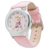 Prinses Teddybeer Horloge (Gekanteld)