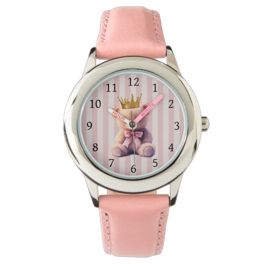 Prinses Teddybeer Horloge (Voorkant)