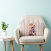 Prinses Teddybeer Kussen (Stoel)