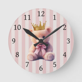 Prinses Teddybeer Ronde Klok