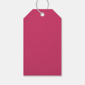 Prinses Teepee & Kussens Slumber Verjaardagsfeest Cadeaulabel (Achterkant)