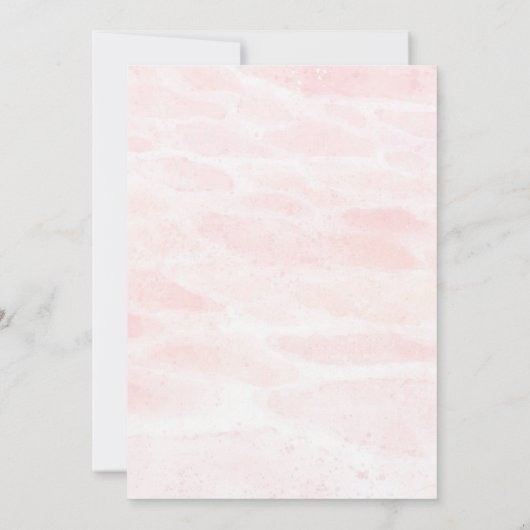 Prinses thee verjaardagsfeestje uitnodiging (Achterkant)