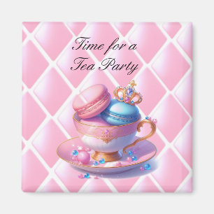 Prinses Theetijd Macarons Magneet