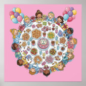 Prinses thema kostuumfeest poster (Voorkant)