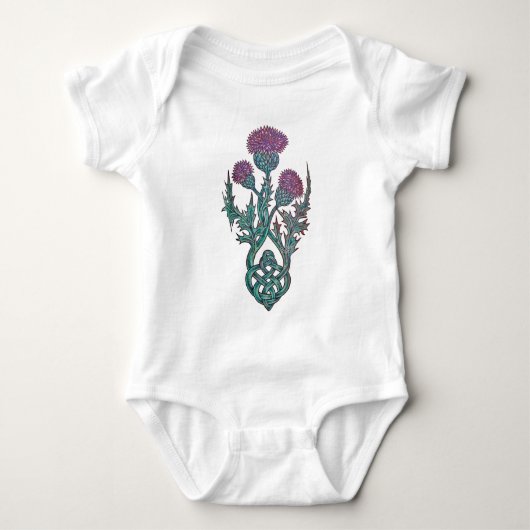 Prinses Thistle Keltische knoop Romper (Voorkant)