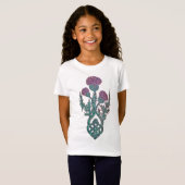 Prinses Thistle Keltische knoop T-shirt (Voorkant volledig)