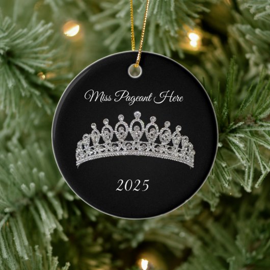Prinses Tiara Kerst Ornament (Boom)