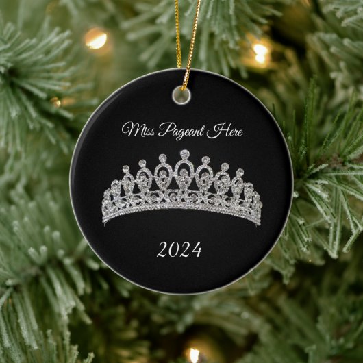 Prinses Tiara Kerstbal Ornamente Keramisch Ornament (Boom)