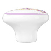 Prinses Tiara Meisjes Keramische Knop (Zijkant)