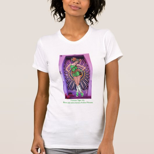 Prinses Tijgerlelie T-shirt (Voorkant)