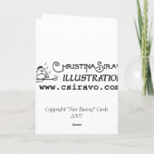 Prinses Torte Verjaardag Kaart door Christina Sira (Achterkant)