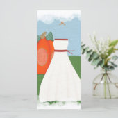 Prinses Trouwjurk, Herfst menukaarten Menu (Staand voorkant)