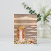 “Prinses Tuvstarr” John Bauer Aquarel Briefkaart (Staand voorkant)