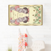  prinses Twins Rozen en harten Spandoek (Insitu)