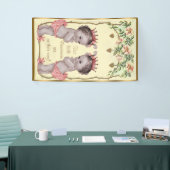  prinses Twins Rozen en harten Spandoek (Beurs)