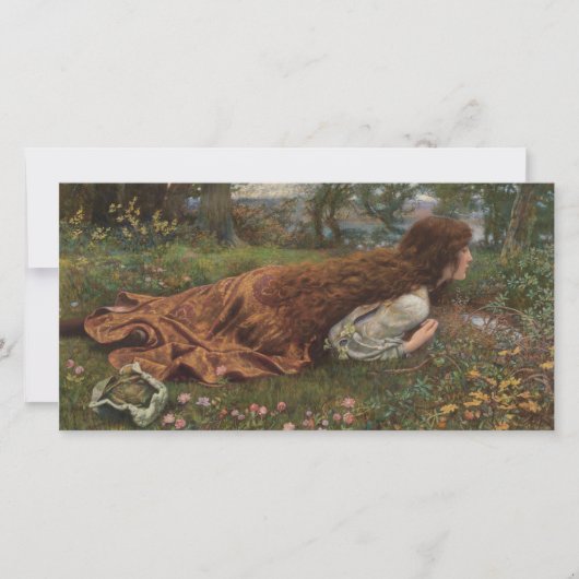 Prinses uit school (door E.R. Hughes) Kaart (Voorkant)