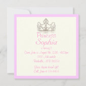 Prinses uitnodiging (Voorkant)