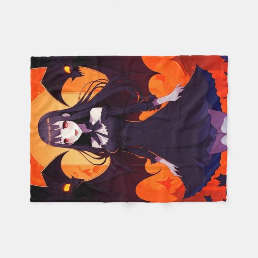 PRINSES VAMPIER VAN VLEERMUIZEN - GOTHIC FLEECE DEKEN (Voorkant (Horizontaal))