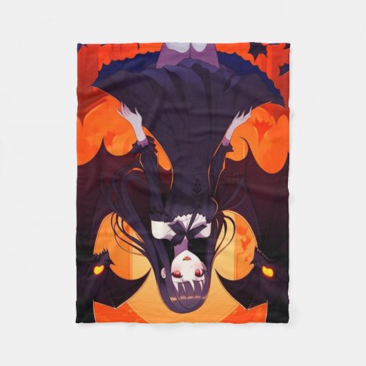 PRINSES VAMPIER VAN VLEERMUIZEN - GOTHIC FLEECE DEKEN (Voorkant)