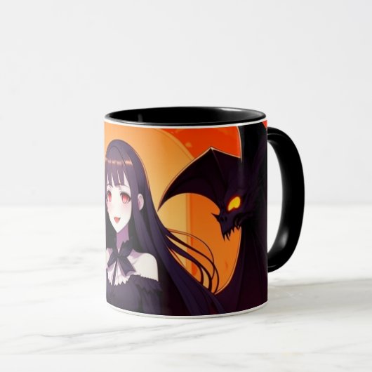 PRINSES VAMPIER VAN VLEERMUIZEN - GOTHIC MOK (Voorkant rechts)