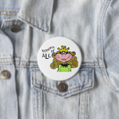 prinses van alle ronde button 7,6 cm (In situ)