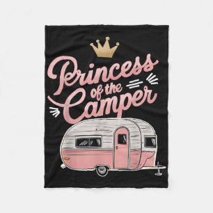 Prinses Van Camper Camping Busje Trailer Rv Een Vr Fleece Deken
