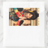 Prinses van China Rechthoekige Sticker (Tas)