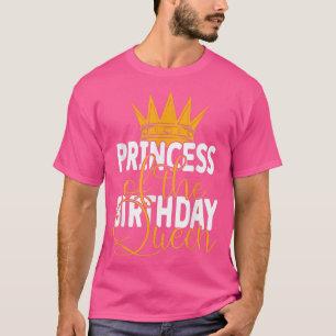 Prinses van de Birthday Queen's Bday Party T-shirt