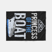Prinses van de boot fleece deken (Voorkant (Horizontaal))