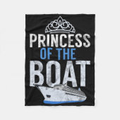 Prinses van de boot fleece deken (Voorkant)