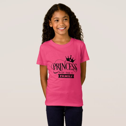 prinses van de familie t-shirt (Voorkant volledig)