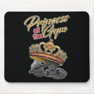 Prinses van de Gym Bodybuilding Kracht Sport G Muismat