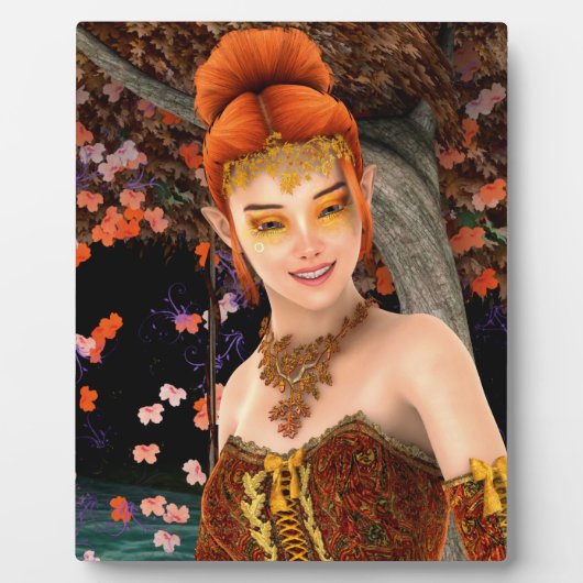 Prinses van de herfst fotoplaat (Voorkant)