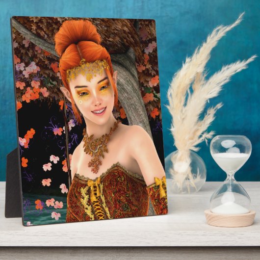 Prinses van de herfst fotoplaat (Zijkant)