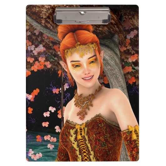 Prinses van de herfst klembord (Voorkant)