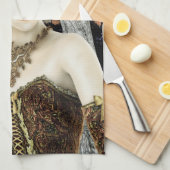 Prinses van de herfst theedoek (Quarter Fold)