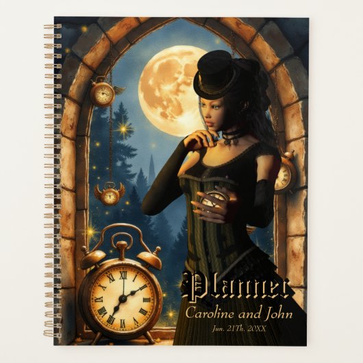 Prinses van de Klokken – Bewaarster van de Maanver Planner (Voorkant)