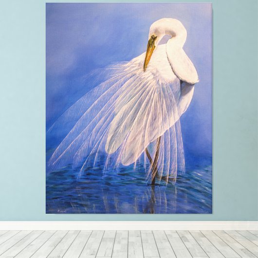 Prinses van de Mist Canvas Afdruk (Insitu (Houten vloer))