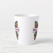prinses van eerste rang latte mok (Voorkant)