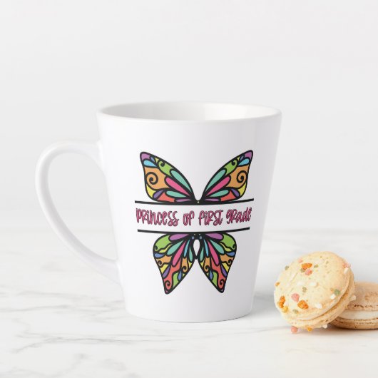 prinses van eerste rang latte mok (In situ)