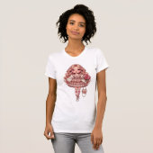 prinses van harten dall t-shirt (Voorkant volledig)