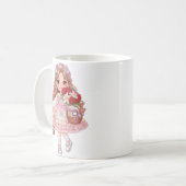 prinses van harten koffiemok (Voorkant links)