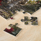 Prinses van het betoverde eenhoorn bos legpuzzel (Zijkant)