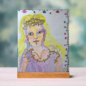Prinses van het hart acryl bord (Neutraal)