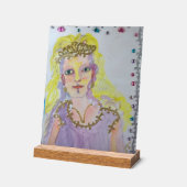 Prinses van het hart acryl bord (Hoek)