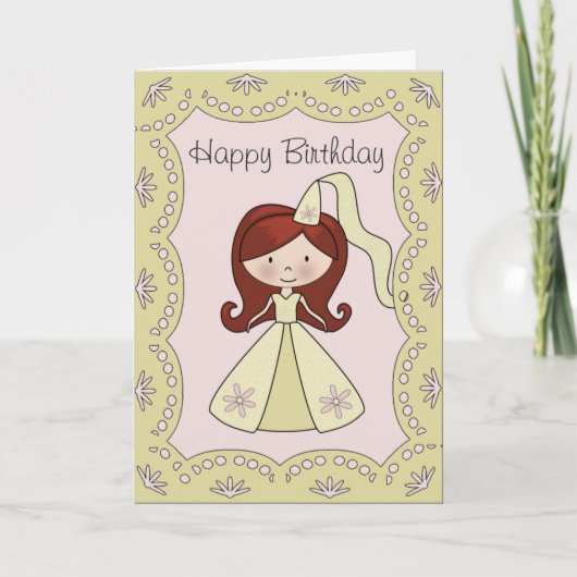 Prinses van het Isle Birthday Kaart (Voorkant)