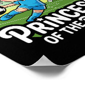 Prinses Van Het Veld Voetbal Voor Meisjes Kinderen Poster (Hoek)
