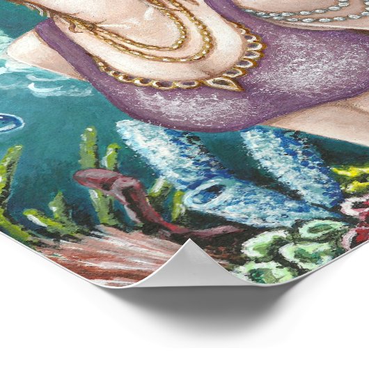 Prinses van het Zee Poster (Hoek)