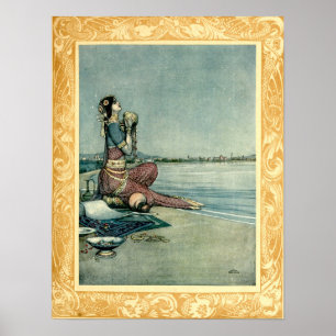 Prinses van het Zee van Heath Robinson Poster