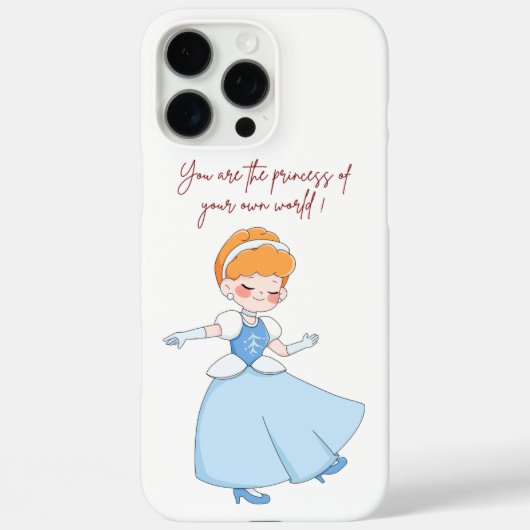 Prinses Van Je Eigen Wereld Hoesje (Achterkant)